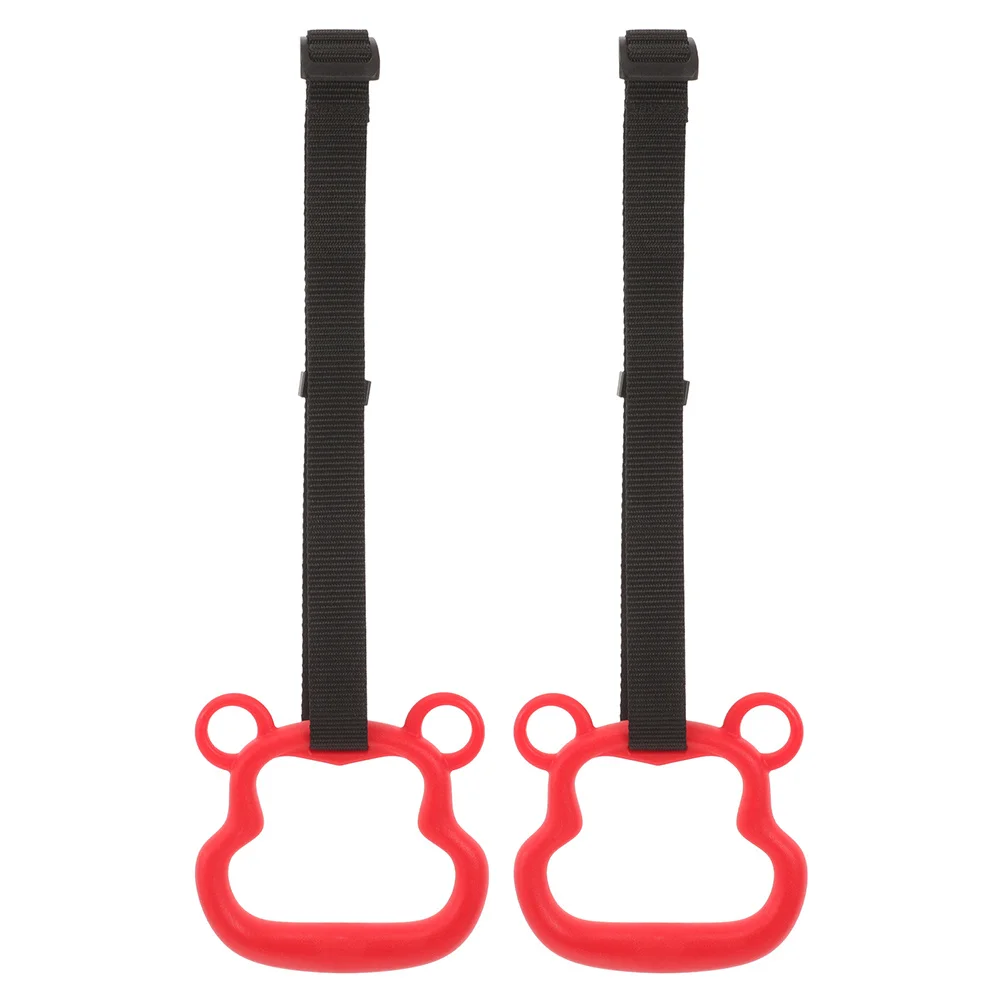 

1Pair Gymnastics Rings for Home Indoor Fitness Strength Training and Spinal Rehabilitation Exercises Workout Rings