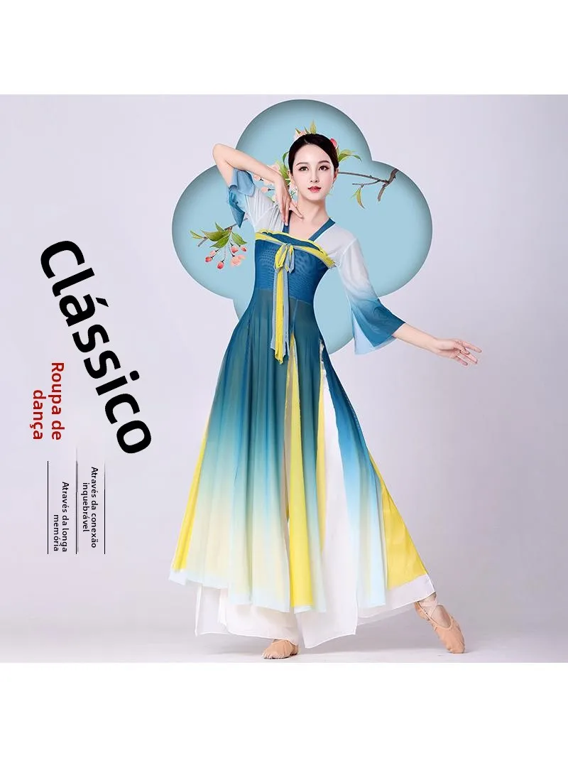 elegant-long-classical-dance-costume-women's-flowing-fairy-atmosphere-shawl-hanfu-style-performance-suit-seven-sleeve-polyester