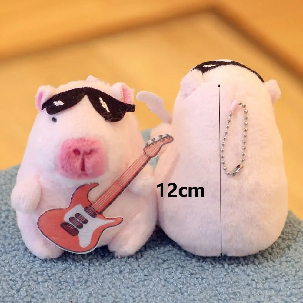 1pc Cartoon Capybara Plush Capybara Keychain Stuffed Animals Accessories Simulation Capybara Pendant Multicolor Kids Toy