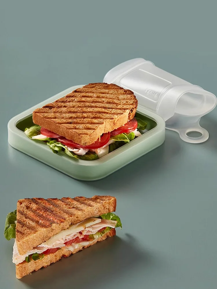 

Portable Lunch Box Silicone LEKUE Sandwich Keeper Fren Preserver Carry out Box European Sle Fren Low Sealing
