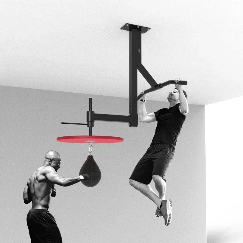 Ceiling Suspension Boxing Speed Vent Ball Height Adjustable Horizontal Bar Exerciser Ball Board Stand Pull-ups K524