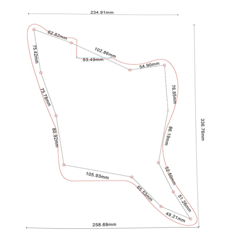 Fei Man Custom - Blank Guitar Pickguards With Fixed Screw Holes,US Jazzmaster Guitar Replacement,Scratch Plate With 13 Screws