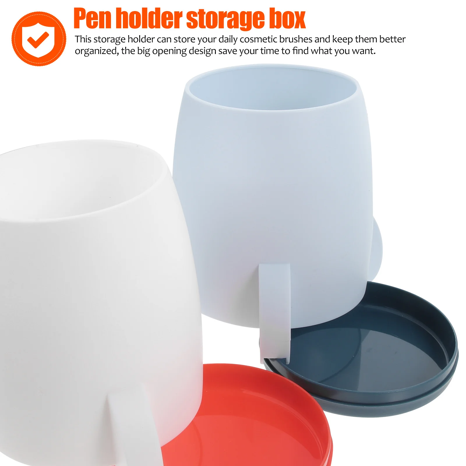 

2Pcs Small Rocket Pencil Holder Makeup Brush Organizer Storage Container for Desk Students Classroom Pencil Holder