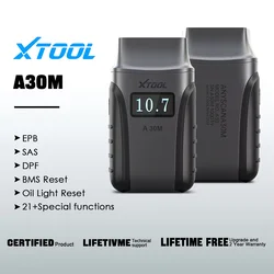 Сканер OBD2 XTOOL Anyscan A30M, бесплатные обновления, автомобильный сканер, двунаправленное управление, выхлоп ABS, автоматическое видеобнаружение, 21, сброс