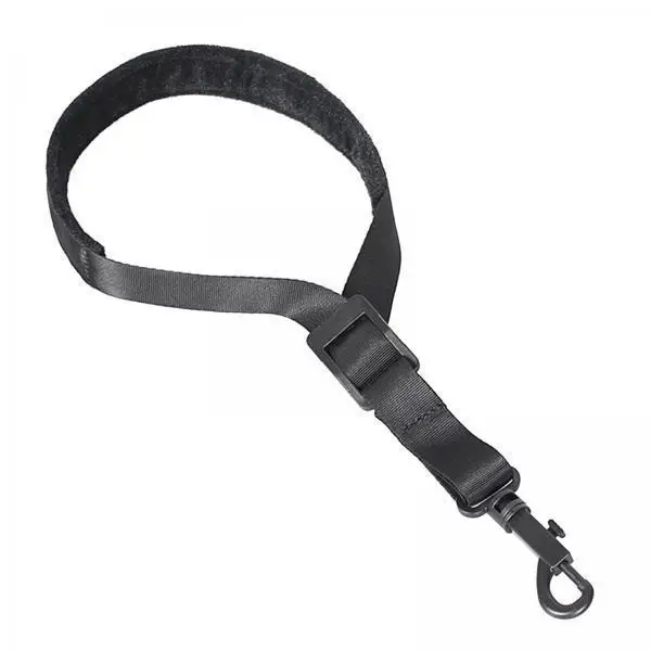Saxophone Neck Strap Comfortable Harness Padded Strip Leather Cleaning for Alto Tenor Soprano Music Accessories