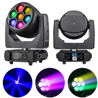 Bee Eyes Lamp 7X40W RGBW 4IN1 Zoom LED Moving Head Light Beam Wash 2IN1 Effect Lights 23/35/51CH DMX Control For DJ Disco  Party