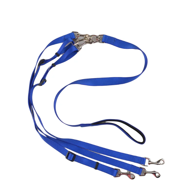 Cinturón para mascotas 3 en 1 de calidad para el hogar, correas para perros múltiples, correa de nailon desmontable ajustable para perros con mango acolchado