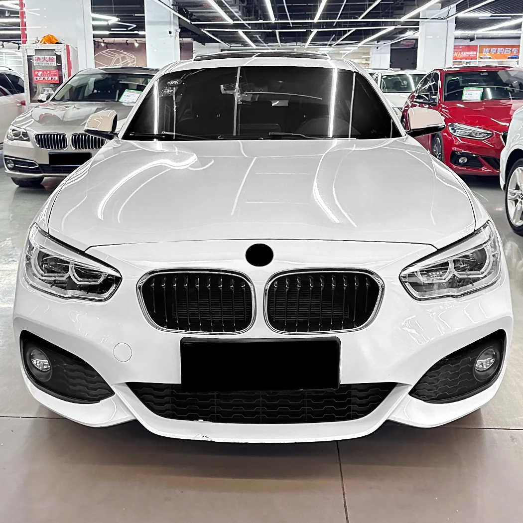 Car Front Canard Tuning For BMW 1 Series F20 F21 M Sport 2015-2019 Front Bumper Side Spoiler Splitter Air Blade Body Kit