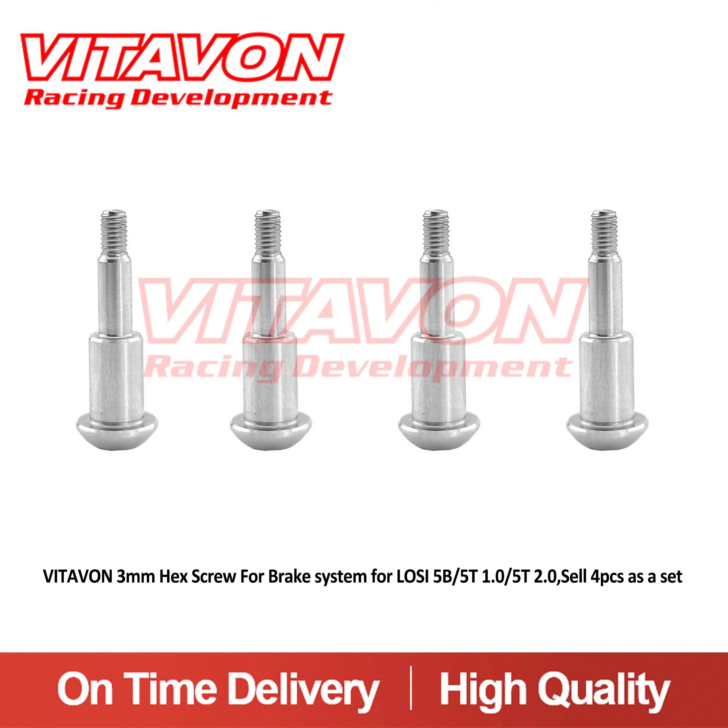 VITAVON 3mm Hex Screw For Brake system for LOSI 5B/5T ,Sell 4pcs as a set