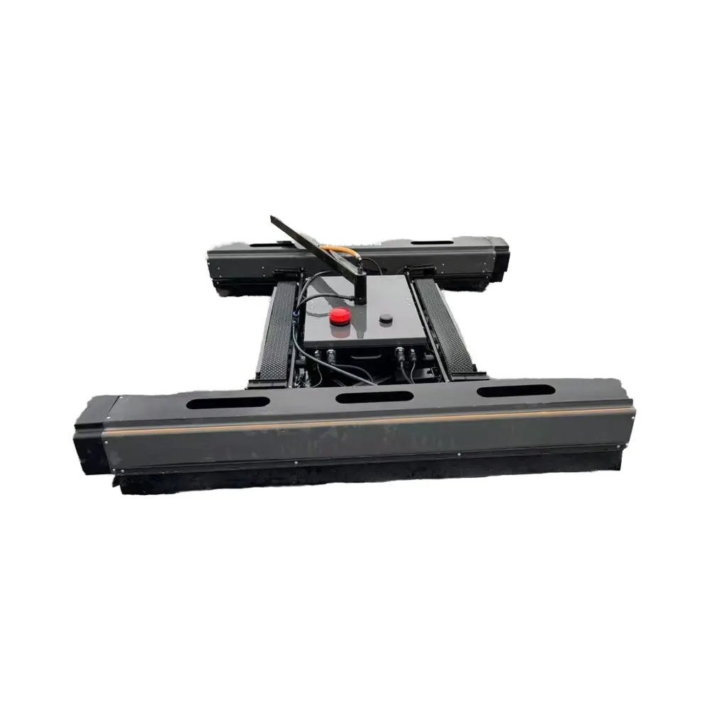 Best Automatic Solar Panel Cleaning Robot with 1.7m Cleaning Width 600 RPM Nylon Brush Dry & Water Washing