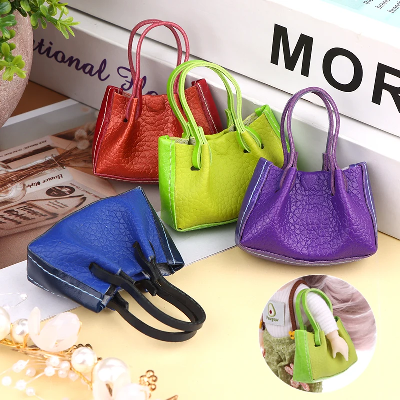 

Fashion Dollhouse Doll Costume Accessories Miniature Tote Bag Model Mini Shoulder Bag Backpack Doll Casual Accessories