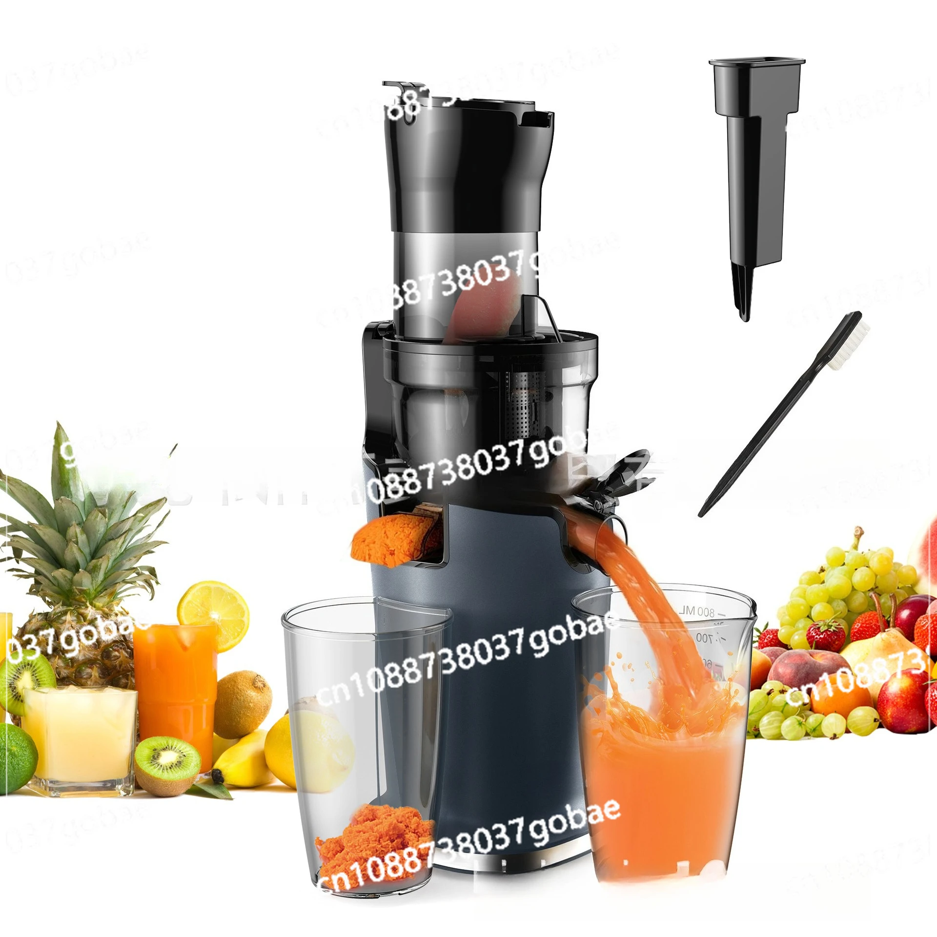 Large caliber original juice machine Slow juicer Smoothie machine Household electric slow press juicer