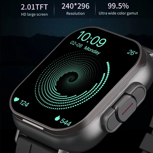 Imagen 2 del producto 696 BT llamada auriculares 2 en 1 reloj inteligente Bluetooth auriculares relojes ritmo cardíaco pulsera deportiva TWS auricular música Smartwatch