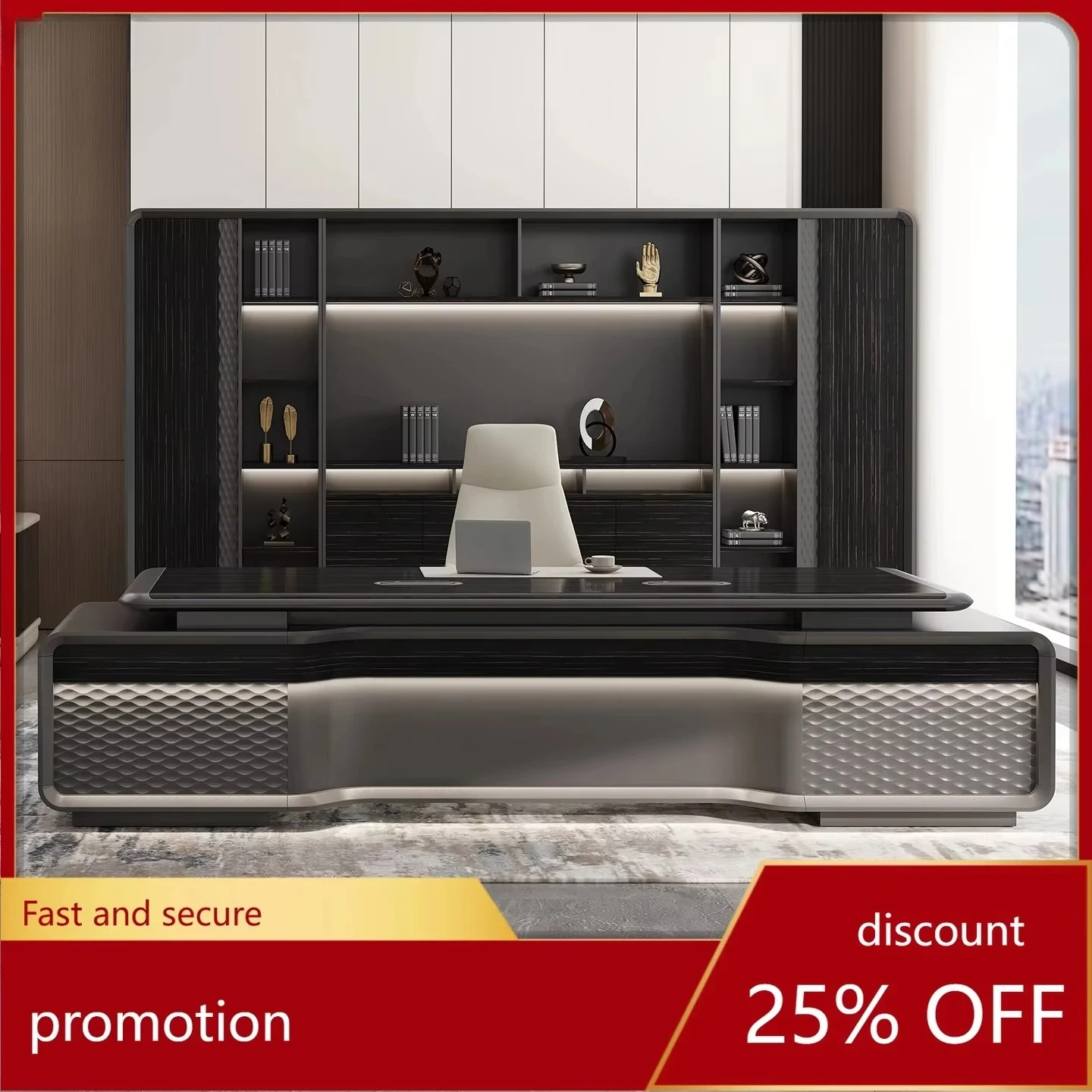 senior sense manager desk office desk simple modern light luxury high-end