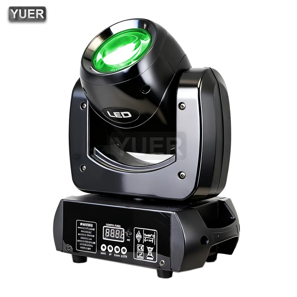 YUER 100W Moving Head Stage Lights Beam Gobo 18 Prisms Dazzling Effect DMX LED Spotlight For Club KTV Disco DJ Party Lighting