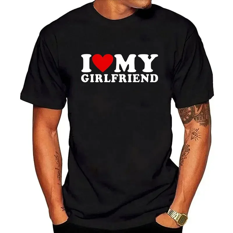 I Love My Boyfriend Clothes I Love My Girlfriend T-Shirt Men So Please Stay Away From Me Funny BF GF Saying Quote Gift Tee Tops