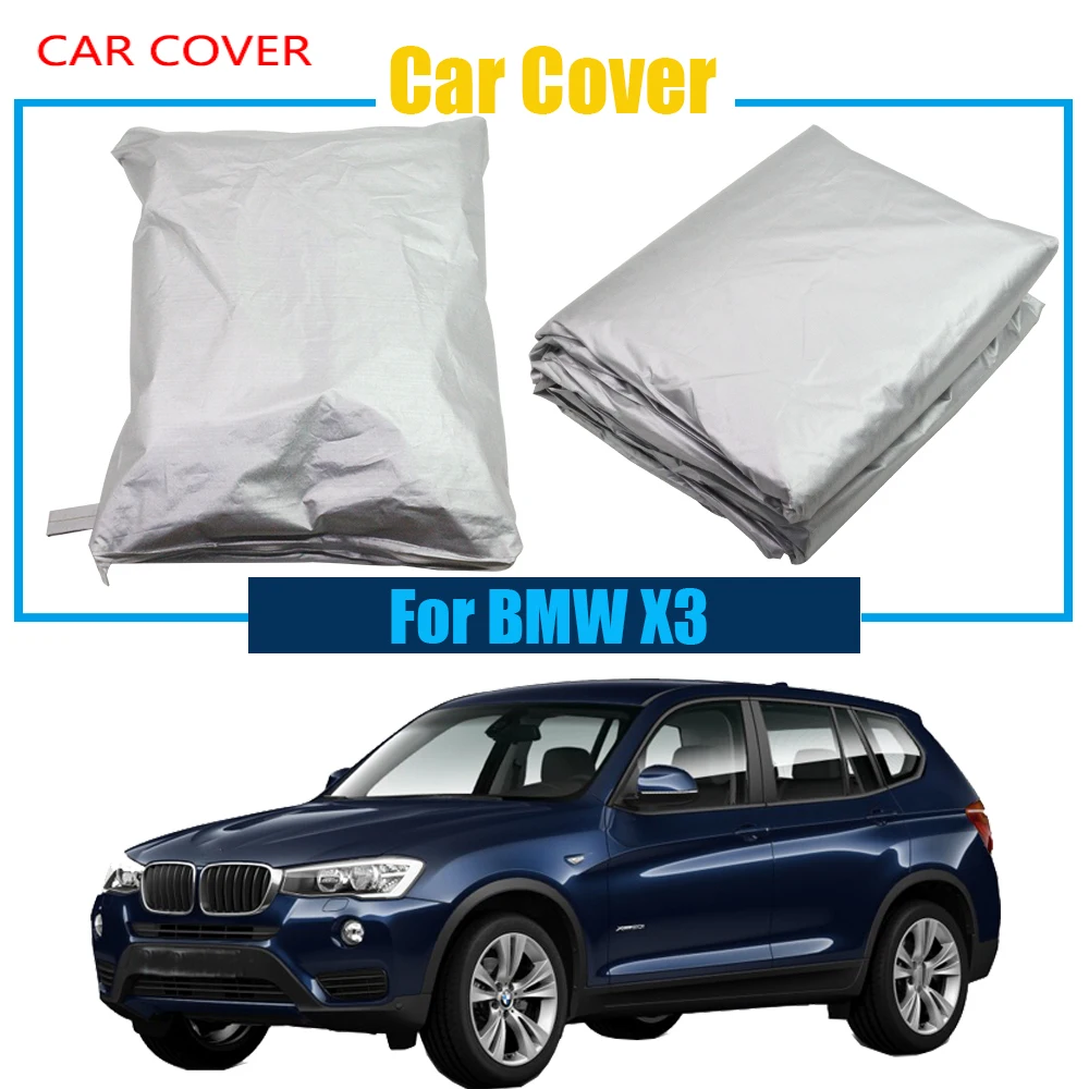 

Для BMW X3 автомобильный чехол с защитой от УФ-лучей, дождя, солнца, снега, солнцезащитный козырек, пылезащитный