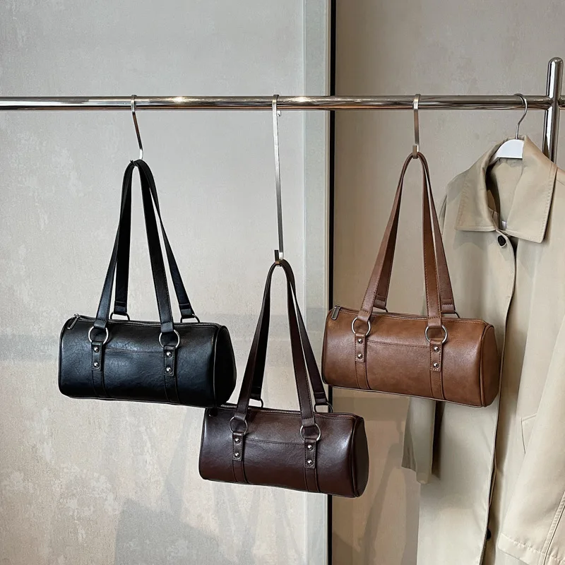 

2025 Minimalist Shoulder Bag, Spacious Crossbody Purse, Women's Day to Night Tote, Casual Sling Bag, Textured Top Handle Bag