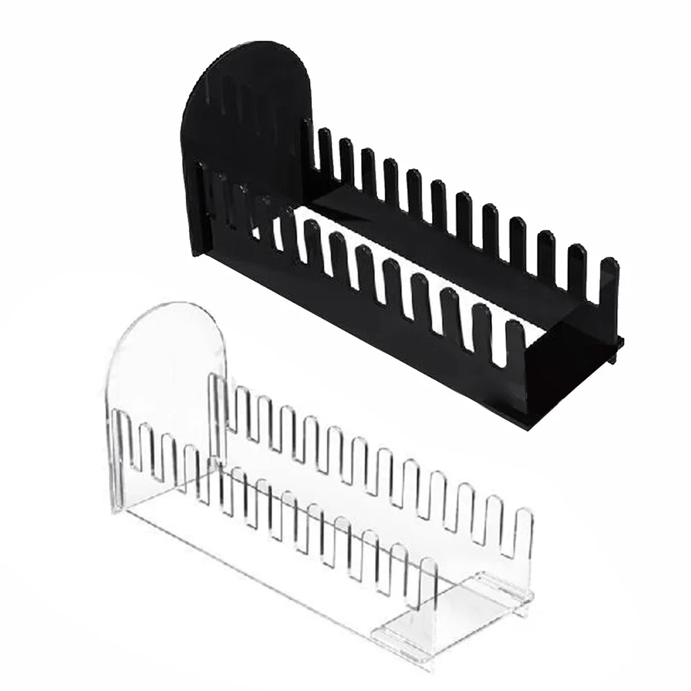 12-Tier Acrylic Display Stand Portable Card Sticker Organizer Transparent Display Rack For Showcasing Greeting Cards Stickers