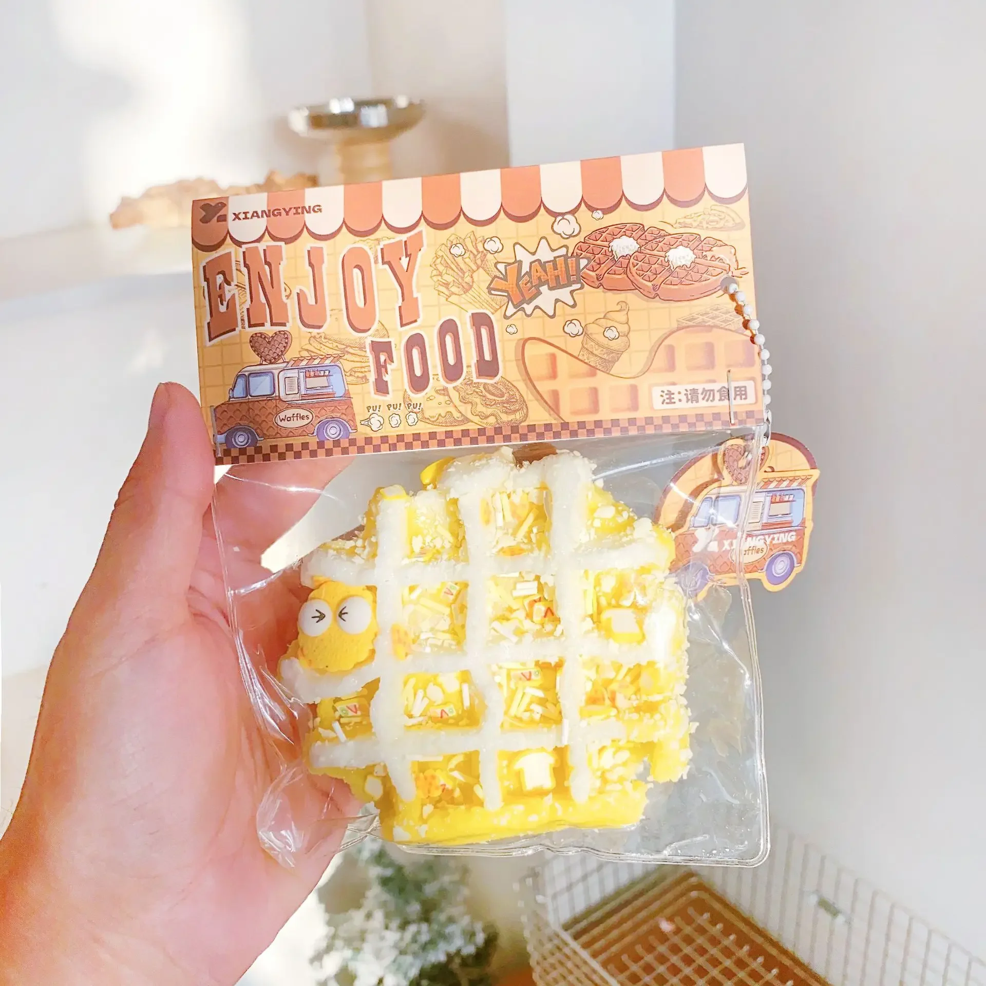 4 pçs simular comida jogo das crianças espremer brinquedos alívio do estresse e ferramentas de alívio do estresse elasticidade ventilação brinquedo bolo pão 5cm