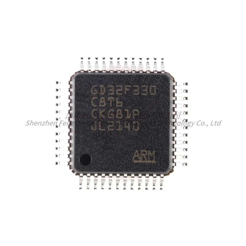 GD32F330C8T6 LQFP-48 2.6V ~ 3.6V ARM-M4 84MHz LQFP-48(7x7) ميكروكنترولر (MCU/MPU/SOC) ROHS جديد وأصلي