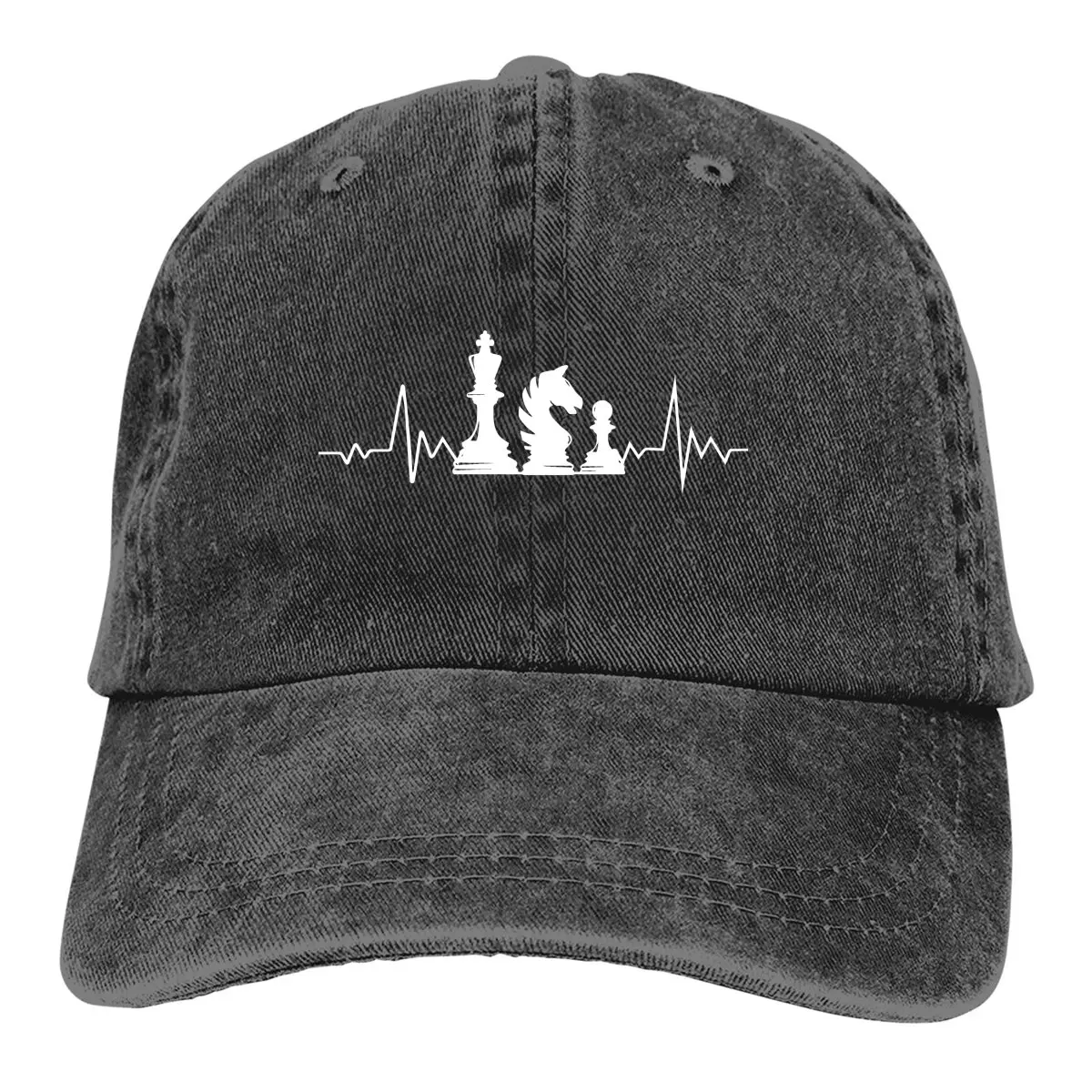 Heartbeat Master Lovers Player Baseball Caps Peaked Cap Chese Pieces Sun Shade Hats for Men Women