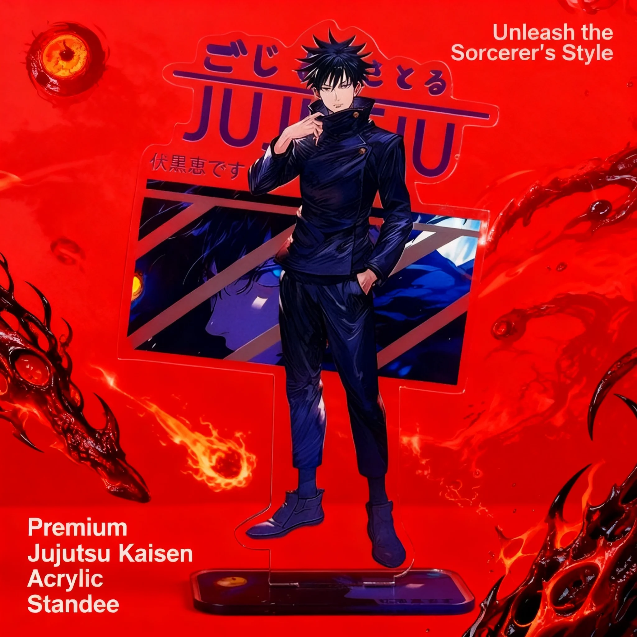 

Jujutsu Kaisen Gojo Satoru Acrylic Stand Figure Fushiguro Megumi Anime Merchandise Desk Decor Birthday Gift Collection