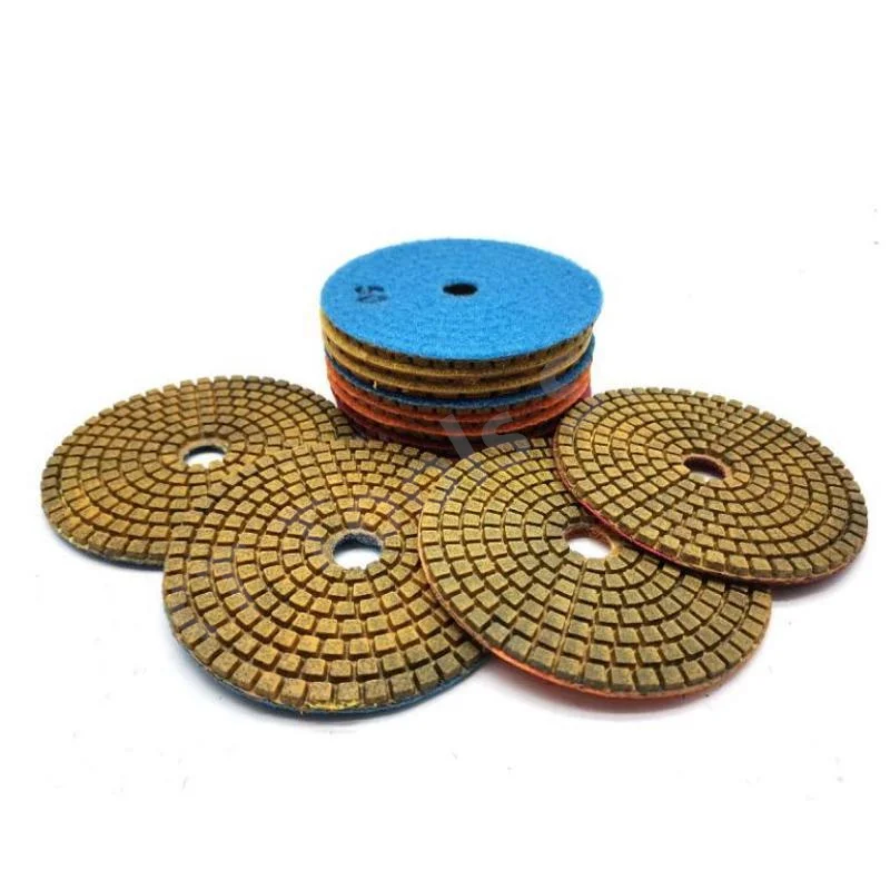 3PCS 3/4Inch Wet Diamond Copper Metal Bond Polishing Pad For Granite Marble Concrete Floor Polishing Grinding Disc Power Tools