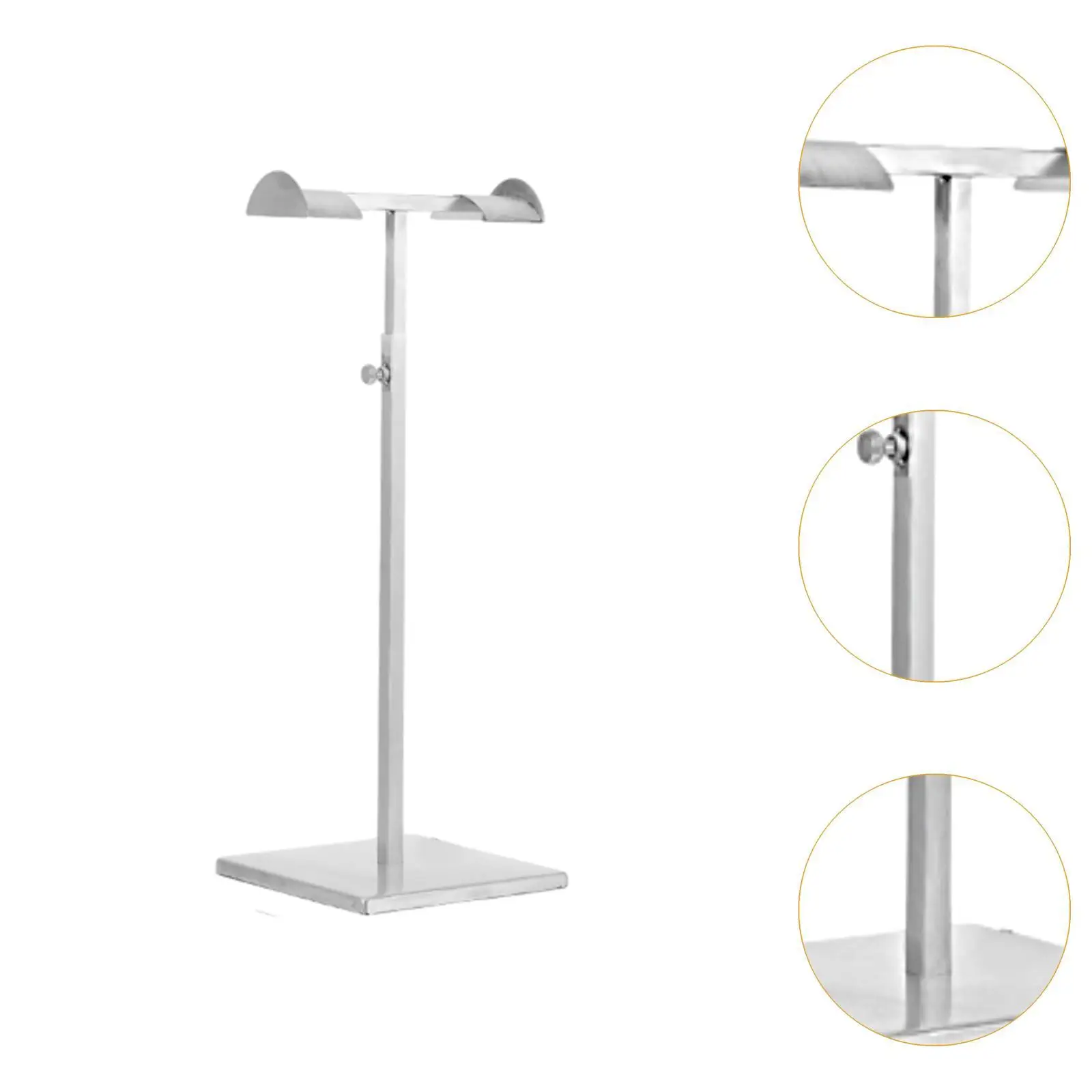 Stainless Steel Purse Display Rack Adjustable Height Handbag Holder Organizer Shelf for Women’s Boutique Shop