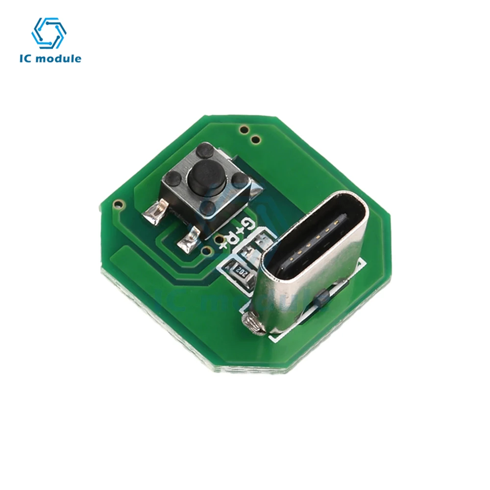 Flashlight Driver Board Circuit Board DIY Accessories Type-c Charging Port Charging and Discharging Integrated Module for 18650