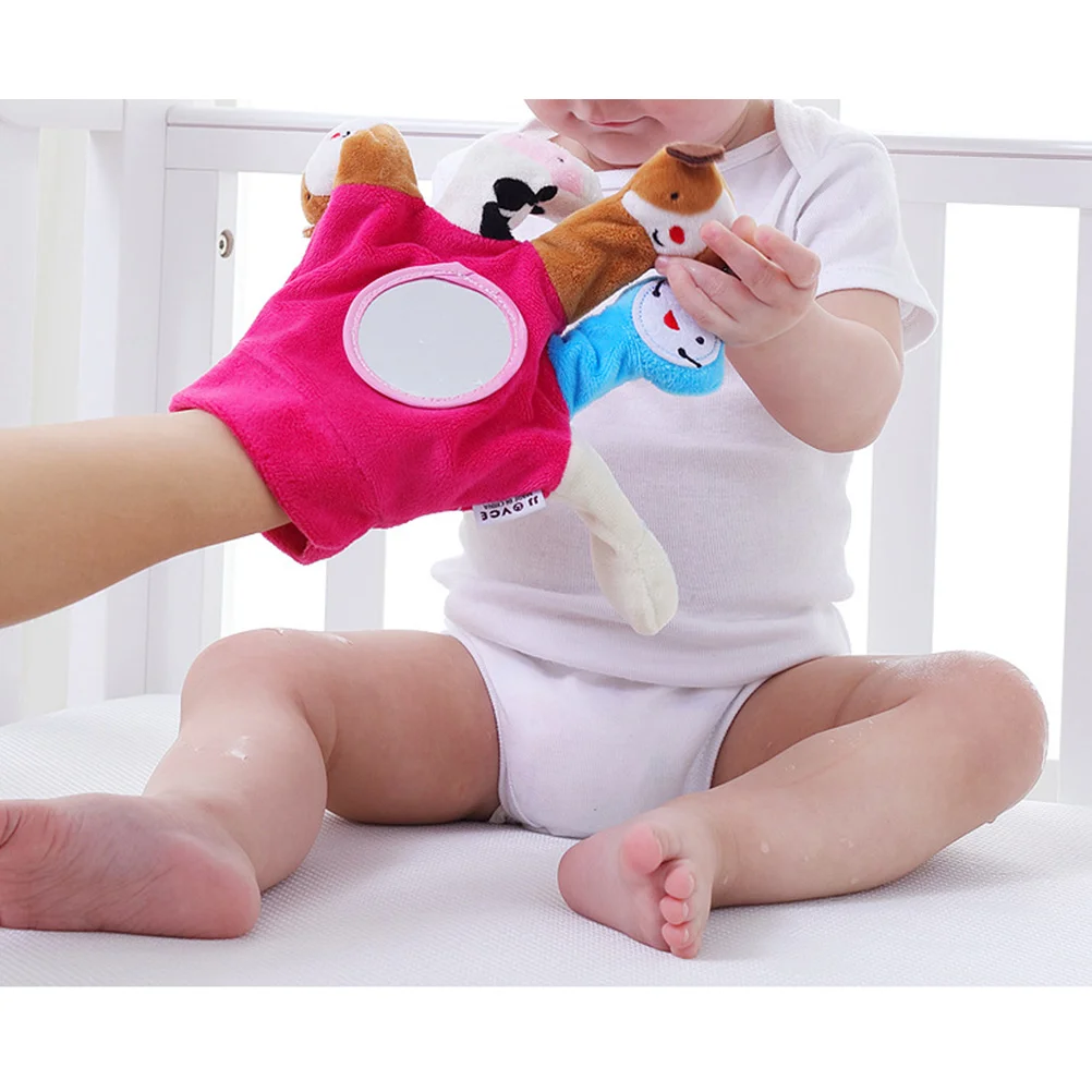 Kind Baby Gunst Poppen Handpop Cartoon Knuffel Kinderen Handschoen Zacht Speelgoed voor Baby's