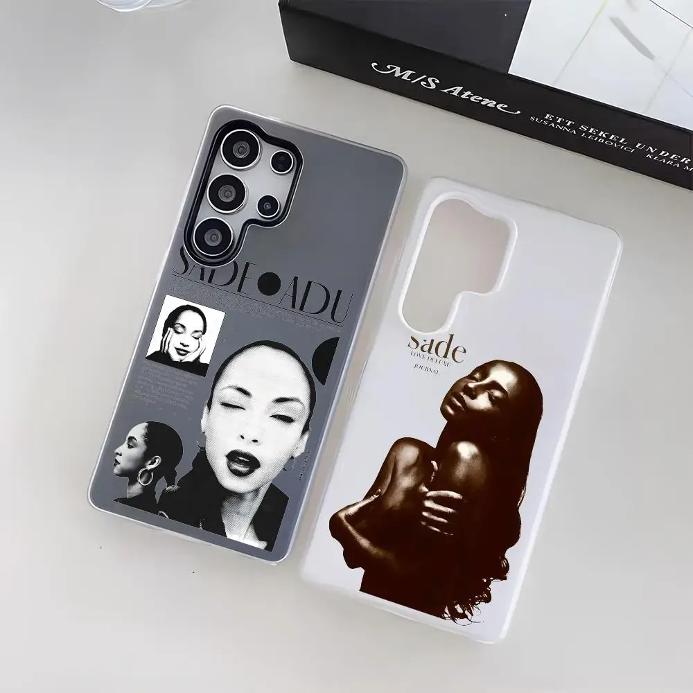 Popular Singer S-sade Phone Case For Samsung Galaxy S25 S24 S22 S23 Ultra S21 S20 Plus Frosted Jelly Shockproof Soft Cover