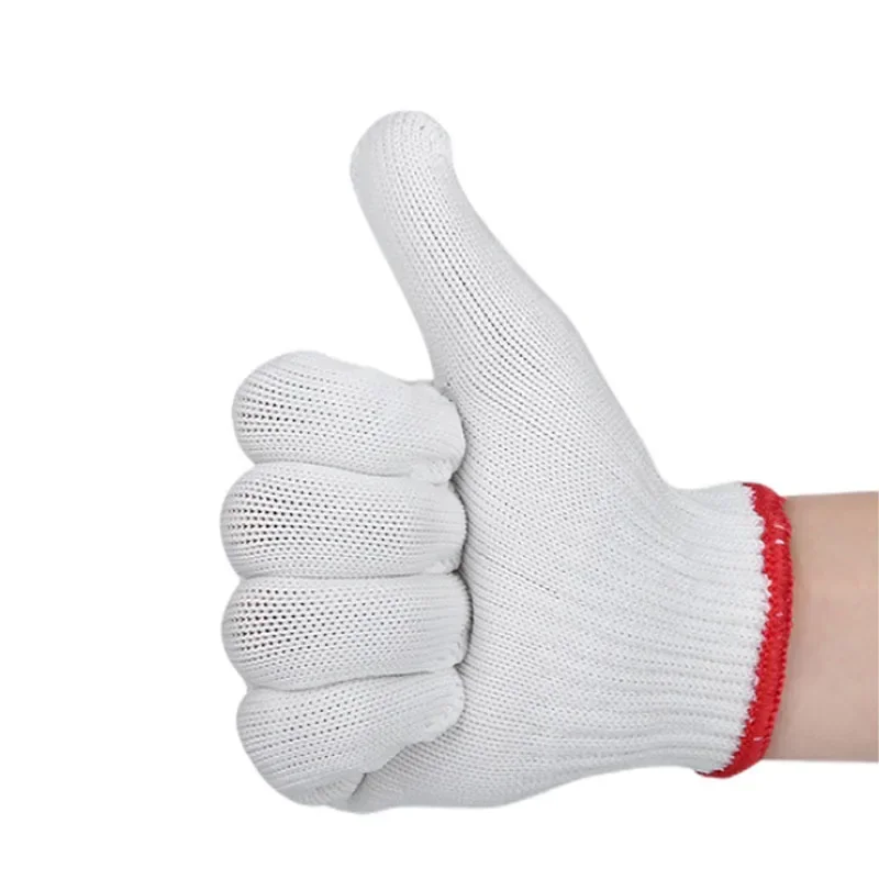 12PCS Car maintenance labor protection gloves cotton thread wear-resistant yarn work gloves wool quality cotton hand socks