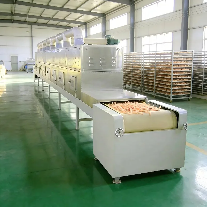Customized Tunnel Microwave Drying And Sterilizing Machine Tablets Condiment And Spice Microwave Drying Machine