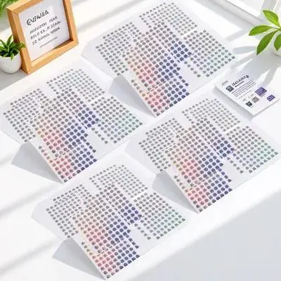 

1600pcs PASS Tags QC Passed Stickers PVC Adhesive Labels for Warehouse Inventory Quality Inspection Bright Color