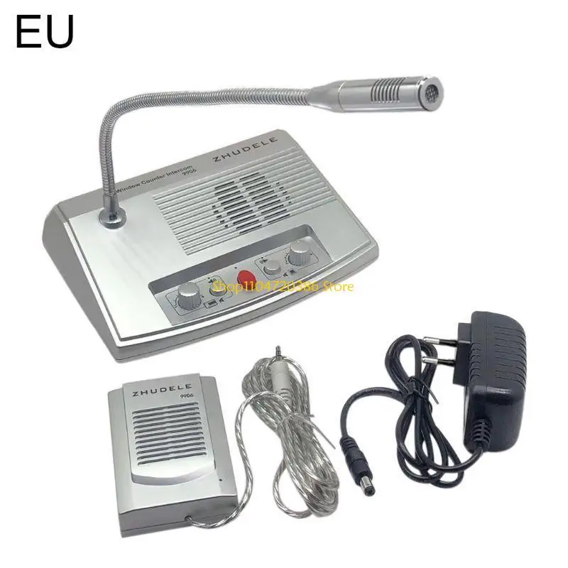 K0EA Window Intercom System Counter Interphone Zero-touch Station Ticket Window