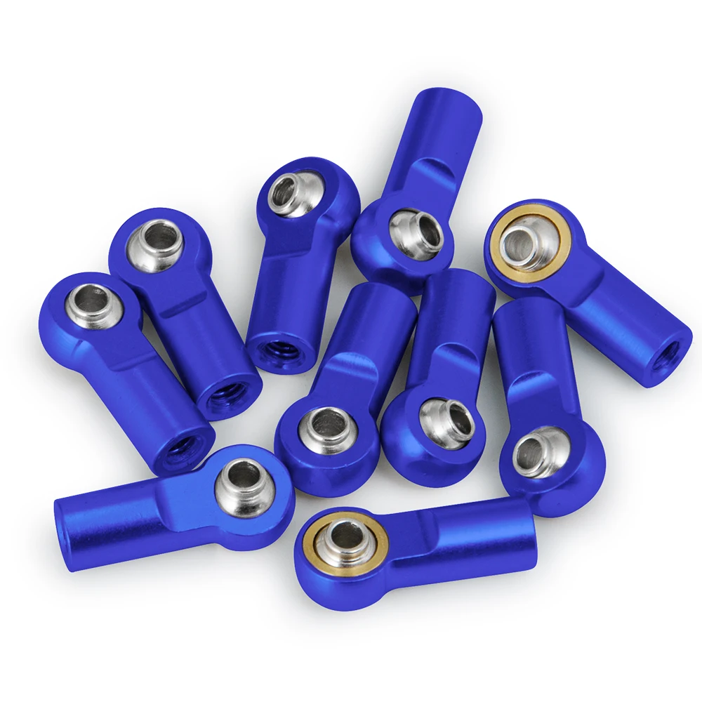 YEAHRUN 5Pcs Metal Alloy M3/M4 Link Rod Joint Ball Ends for AXIAL SCX10 D90 Tamiya CC01 1/10 RC Car Truck Accessories Parts