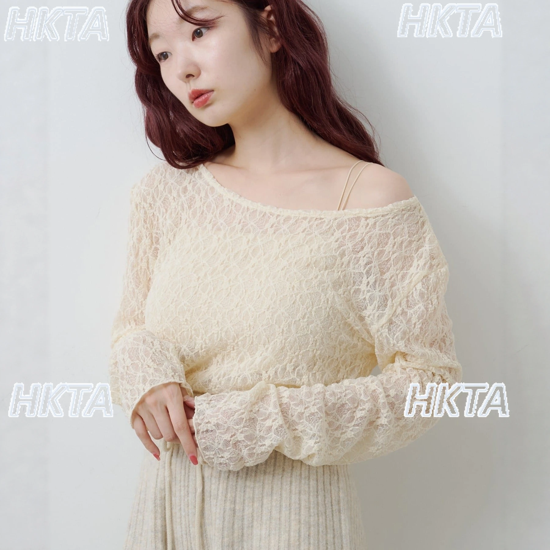 

Sweet Elegant Temperament Diagonal Collar Lace Shirt Inner Ladies 2025 Autumn Winter New Loose Casual Versatile Tshirt Top Women