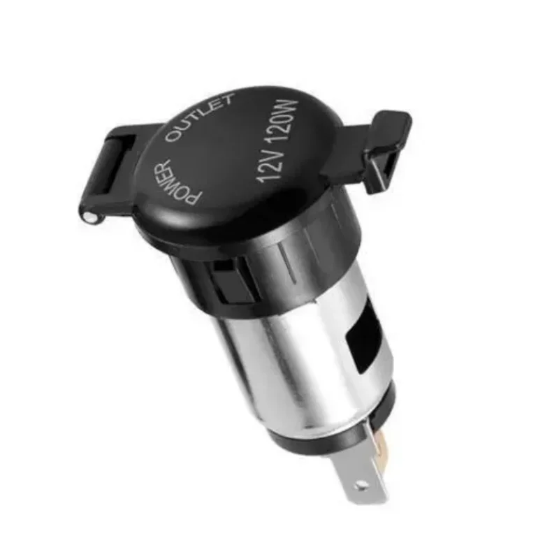 Universal 12V 120w Car Cigarette Lighter Power Socket Adapter Outlet For Motorcycles Boats Tractor Truck