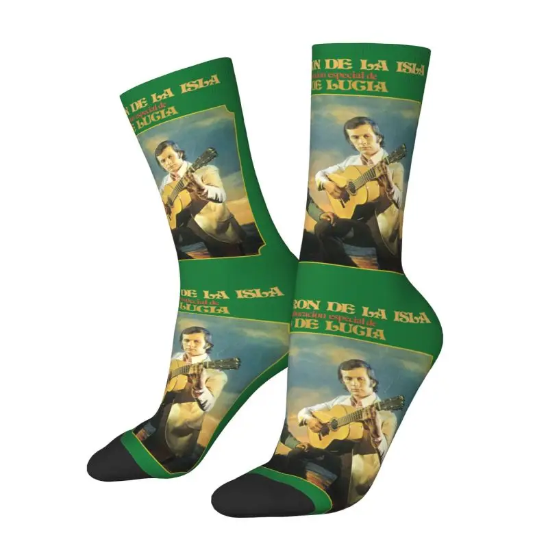 Camaron De La Isla Flamenco Singer Men Women Crew Socks Unisex Novelty Island Shrimp Spring Summer Autumn Winter Dress Socks