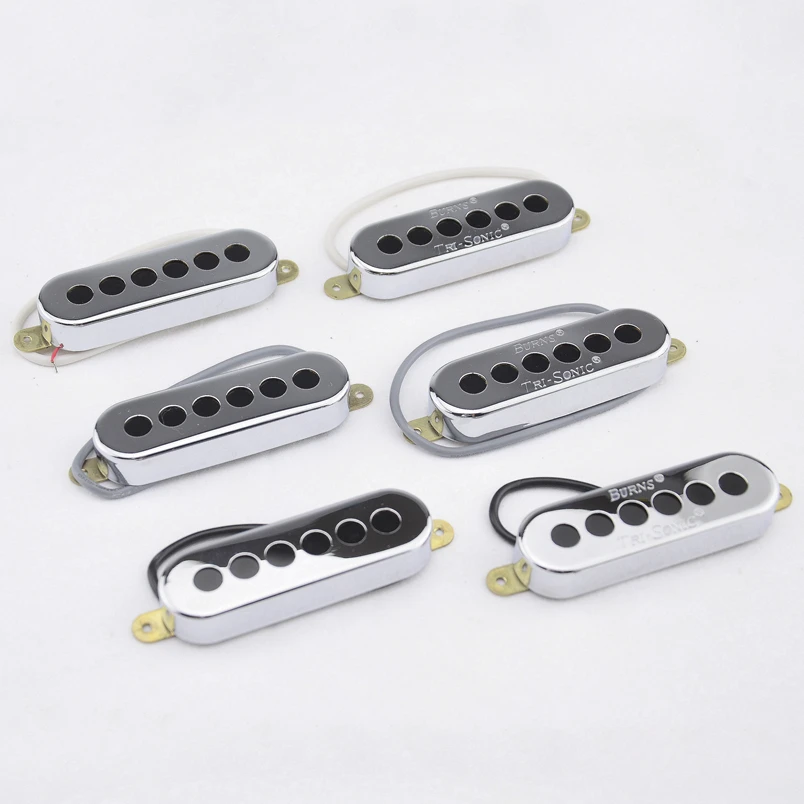 1 Set ( 3 Pieces )  Tri-sonic Single Alnico Pickups For Electric Guitar