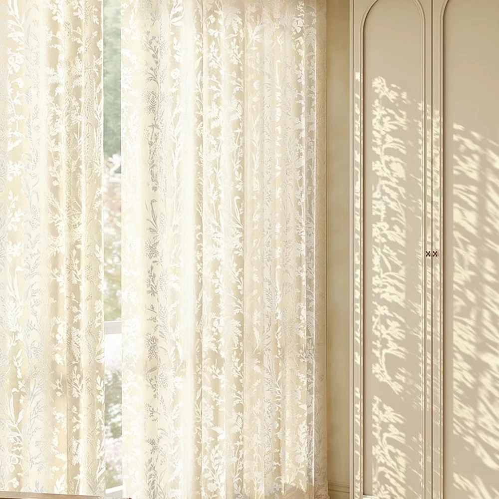 1 Stück Spiegel-Sichtschutzvorhang mit Blumenmuster, Sonnenschutz und Wärmeisolierung, ideale Heimdekoration für Schlafzimmer, Büro, Küche.