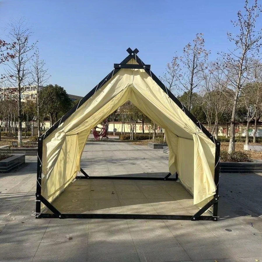 

Internet celebrity outdoor, triangle tent, starry sky, rooftop camp, barbecue catering
