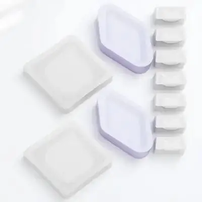 

100Pcs Weighing Powder Plates Plastic Laboratory Weighing Dishes Portable Lightweight Accurate Tray Weigh Boats Plastic