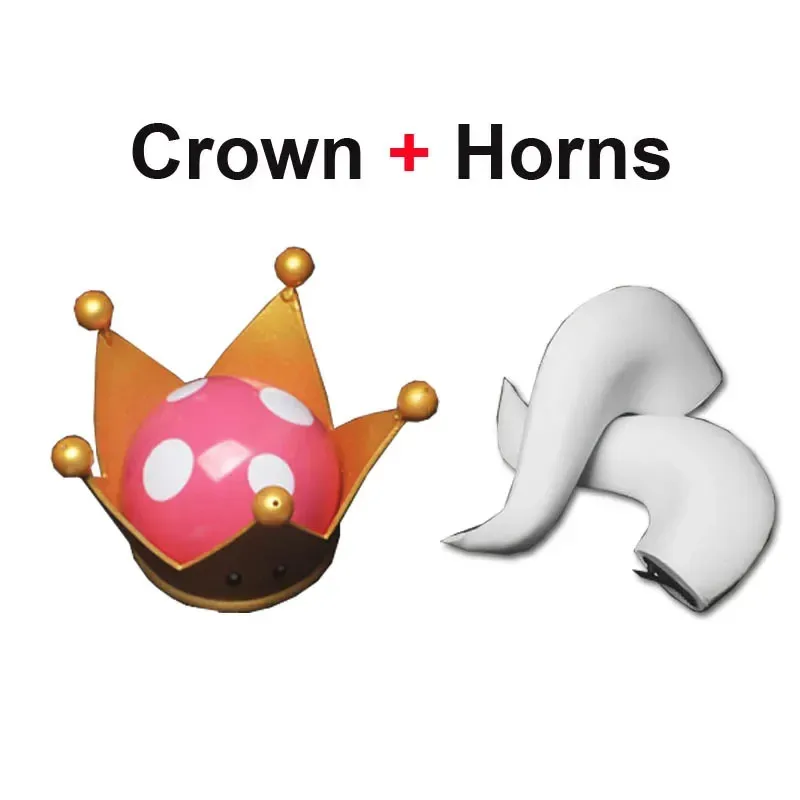 Super Bowsette Kuppa Koopa Hime Princess Wigs Cosplay Prop Crown Horns for Halloween Party IA5877