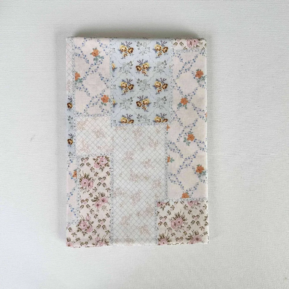 140 x 50 cm Baumwolle, 60er-Jahre-Digitaldruckstoff, elegantes Blumen-Patchwork für Taschen, Kinder- und Damenbekleidung, Nähtuch – Detail 19
