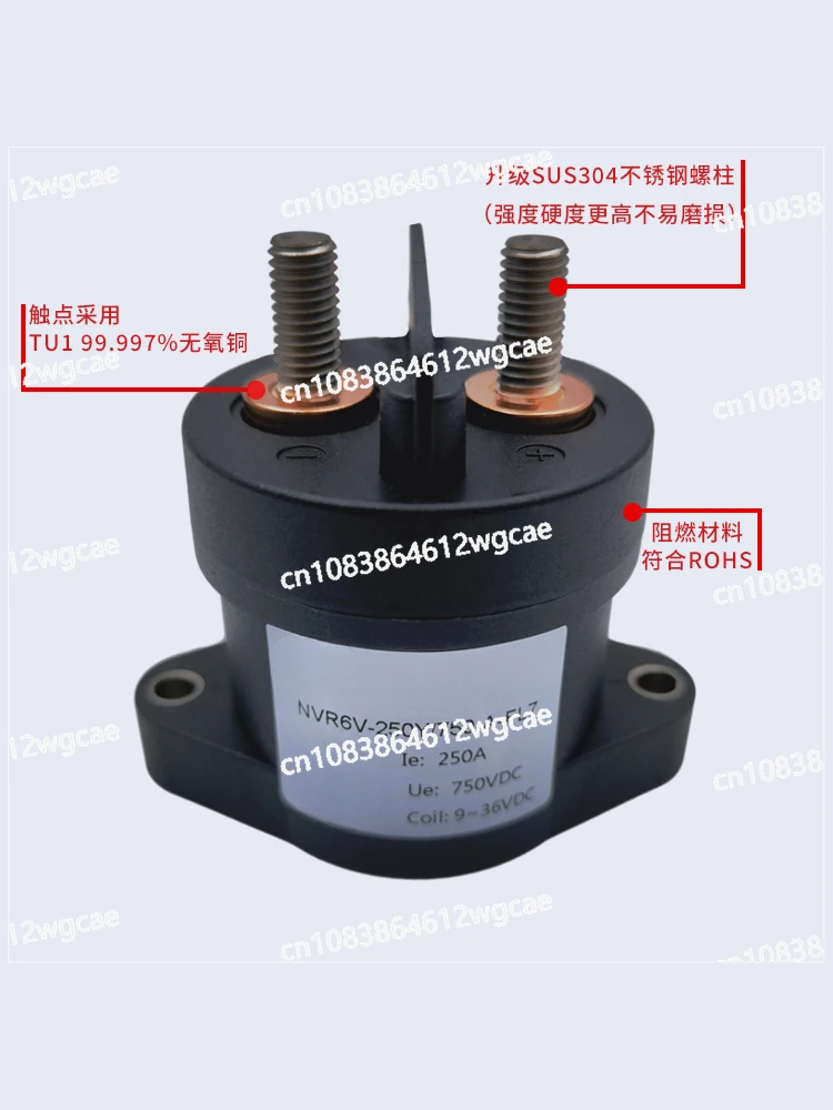 

New Energy Charging Pile Energy Storage Ceramic Seal High Voltage DC Relay Contactor 150A-350A 1000V