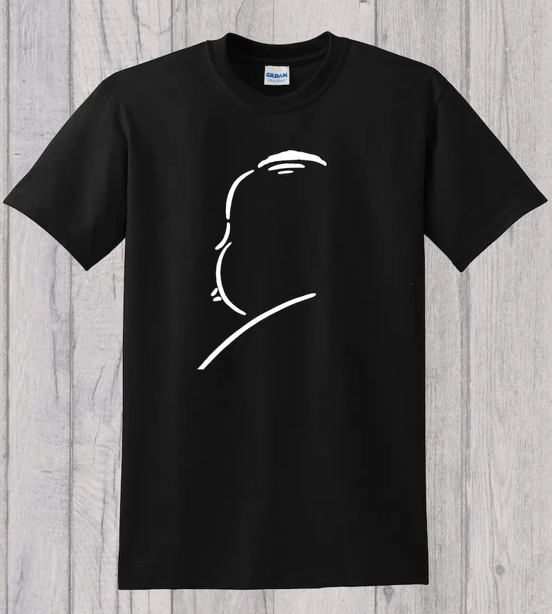 Alfred Hitchcock Silhouette Horror Film T-Shirt