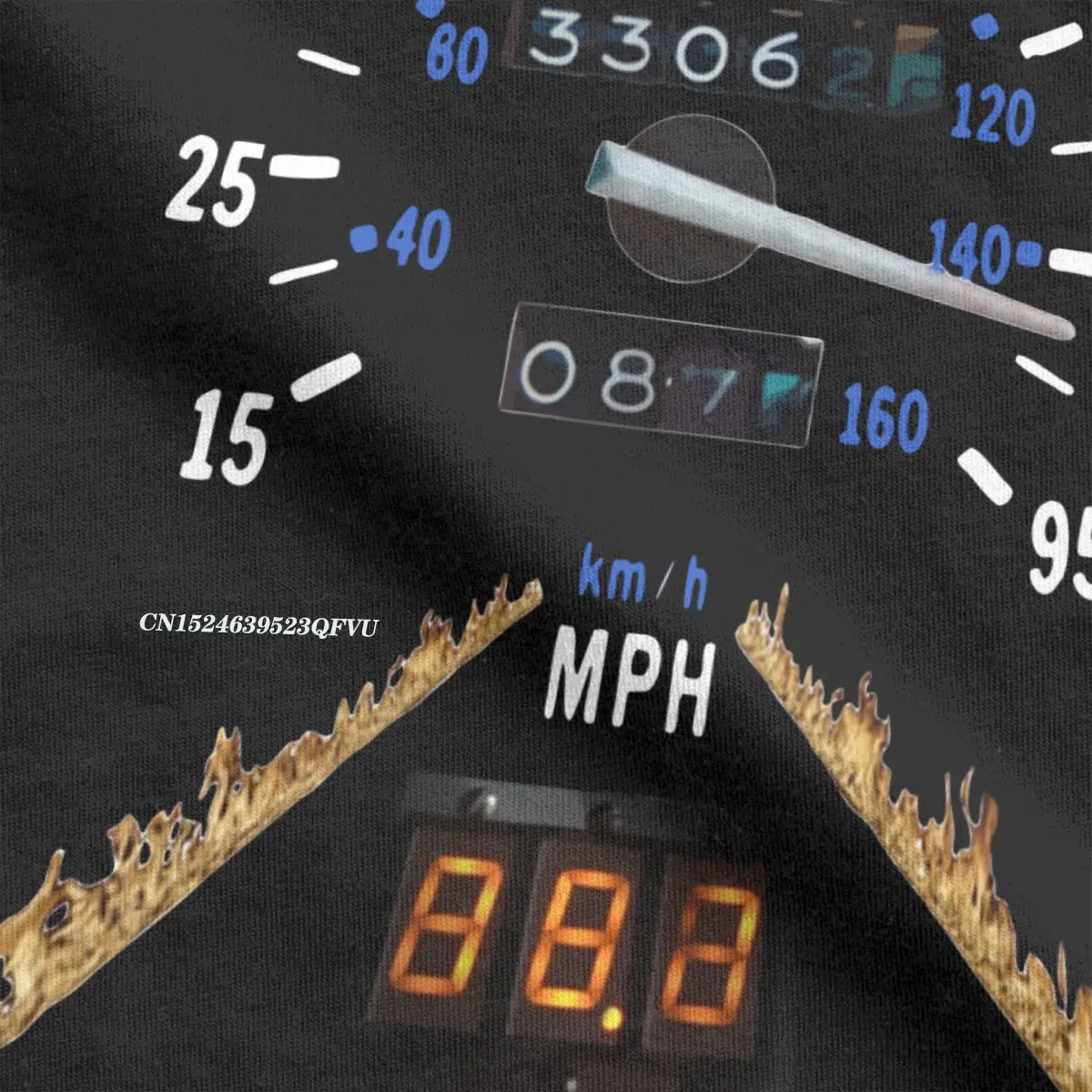 Back To The Future 88 MPH Men\'s Tshirt Time Travel Movie BTTF Leisure Tees Harajuku T-Shirts Premium Cotton Adult Clothes