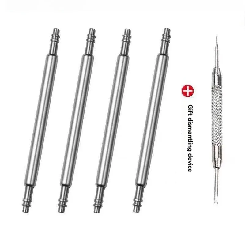 Strap Connecting Rod Spring Bar Ear Pin Batch Spring Pin Needle Clip Pin Watch Accessory Watch Shaft 6 8 10 12 14 16 18 20 22mm